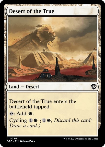 画像1: 信義の砂漠/Desert of the True 【英語版】 [OTC-土地C] (1)