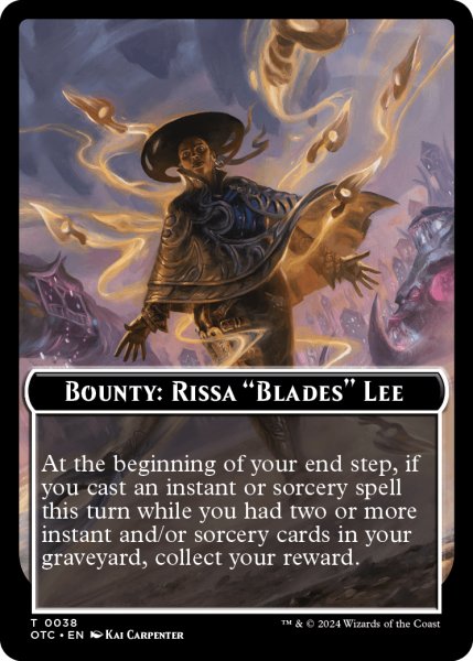 画像1: 賞金首：「複刃」リッサ・リー/BOUNTY: RISSA "BLADES" LEE 【英語版】 [OTC-トークン] (1)