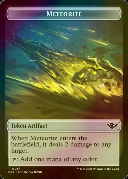 画像1: [FOIL] 隕石/METEORITE 【英語版】 [OTJ-トークン] (1)