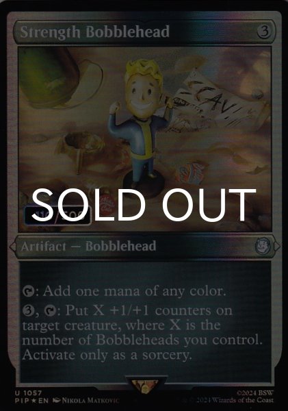 画像1: [FOIL] ストレングスのボブルヘッド/Strength Bobblehead (シリアル110/500) 【英語版】 [PIP-灰U] (1)