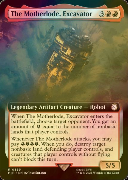 画像1: [FOIL] 掘削機、マザーロード/The Motherlode, Excavator No.389 (拡張アート版) 【英語版】 [PIP-赤R] (1)