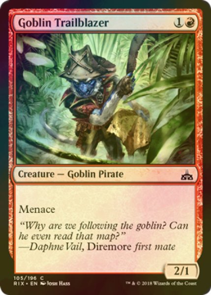 画像1: [FOIL] ゴブリンの先駆者/Goblin Trailblazer 【英語版】 [RIX-赤C] (1)