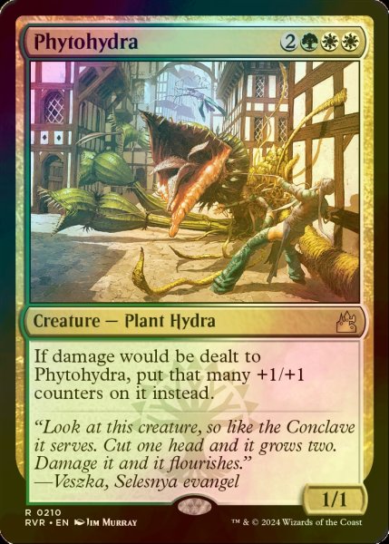 画像1: [FOIL] 草ハイドラ/Phytohydra 【英語版】 [RVR-金R] (1)