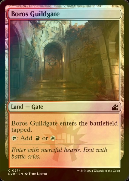 画像1: [FOIL] ボロスのギルド門/Boros Guildgate 【英語版】 [RVR-土地C] (1)