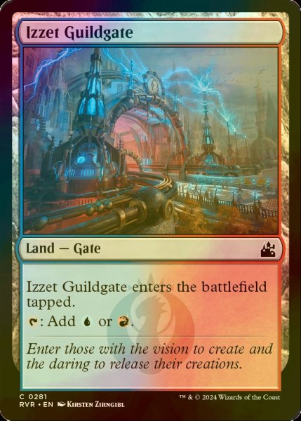 画像1: [FOIL] イゼットのギルド門/Izzet Guildgate 【英語版】 [RVR-土地C] (1)