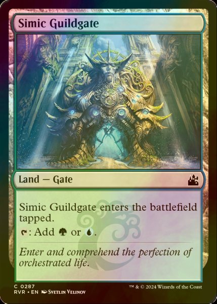 画像1: [FOIL] シミックのギルド門/Simic Guildgate 【英語版】 [RVR-土地C] (1)