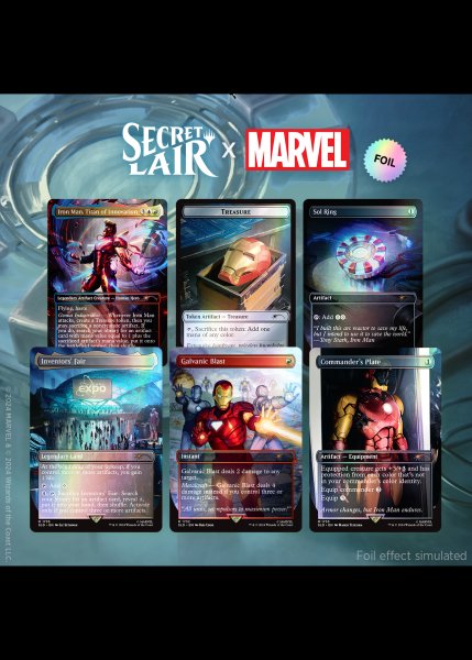 画像1: Secret Lair x Marvel's Iron Man (プレミアム版) (1)