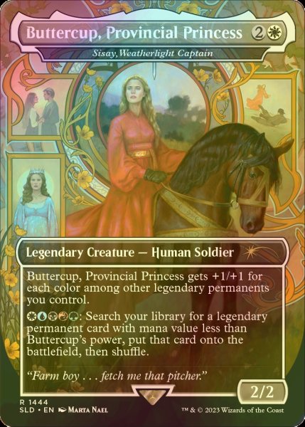 画像1: [FOIL] Buttercup, Provincial Princess 【英語版】 [SLD-白R] (1)