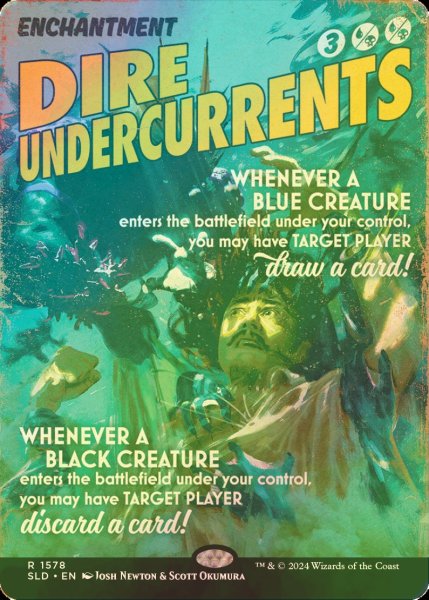 画像1: [FOIL] 恐るべき下層流/Dire Undercurrents 【英語版】 [SLD-金R] (1)