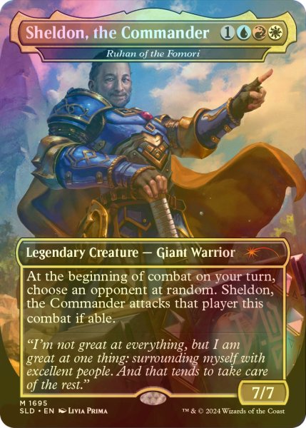 画像1: [FOIL] Sheldon, the Commander 【英語版】 [SLD-金MR] (1)