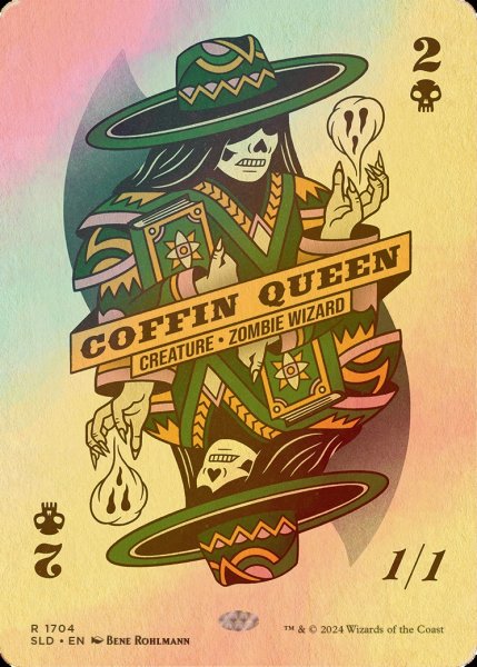 画像1: [FOIL] 棺の女王/Coffin Queen 【英語版】 [SLD-黒R] (1)