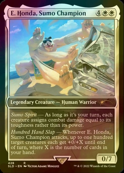 画像1: [FOIL] E. Honda, Sumo Champion 【英語版】 [SLD-白R] (1)