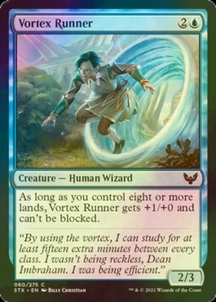 画像1: [FOIL] 渦の走者/Vortex Runner 【英語版】 [STX-青C] (1)