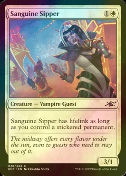 画像1: [FOIL] Sanguine Sipper 【英語版】 [UNF-白C] (1)