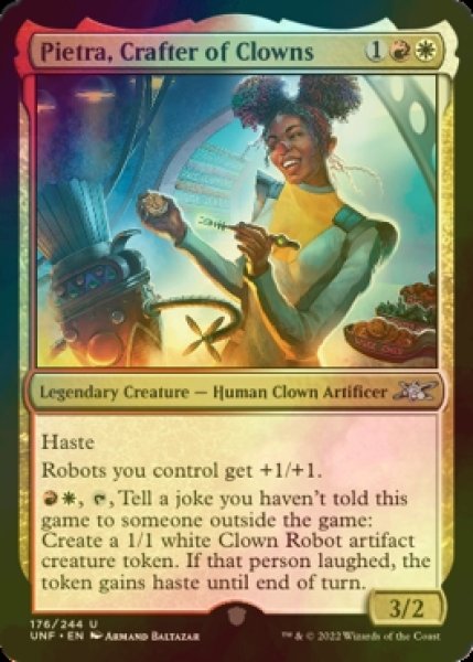 画像1: [FOIL] Pietra, Crafter of Clowns 【英語版】 [UNF-金U] (1)