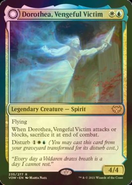 画像1: [FOIL] 復讐に燃えた犠牲者、ドロテア/Dorothea, Vengeful Victim 【英語版】 [VOW-金R] (1)