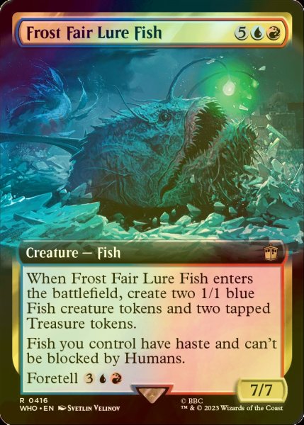 画像1: [FOIL] フロストフェアのチョウチンアンコウ/Frost Fair Lure Fish No.416 (拡張アート版) 【英語版】 [WHO-金R] (1)