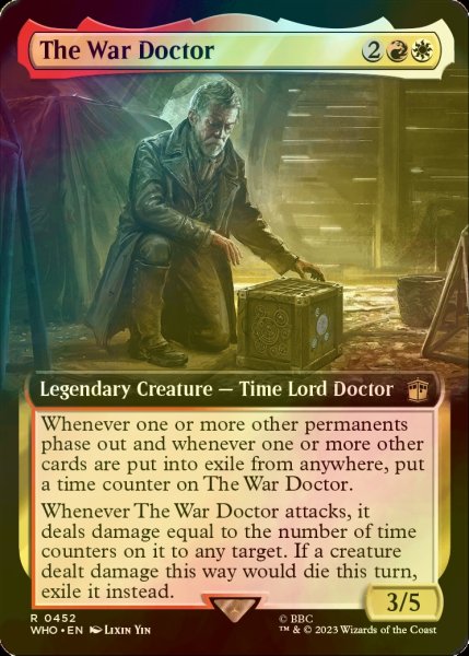 画像1: [FOIL] ウォードクター/The War Doctor No.452 (拡張アート版) 【英語版】 [WHO-金R] (1)