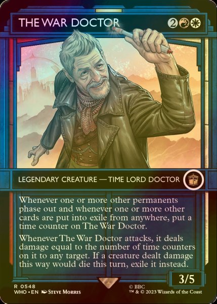 画像1: [FOIL] ウォードクター/The War Doctor No.548 (ショーケース版) 【英語版】 [WHO-金R] (1)