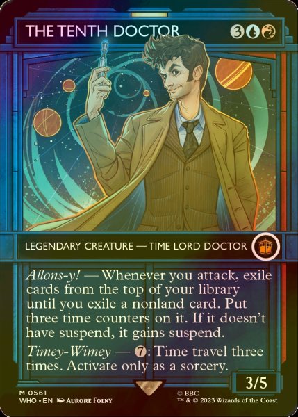 画像1: [FOIL] 10代目ドクター/The Tenth Doctor No.561 (ショーケース版) 【英語版】 [WHO-金MR] (1)