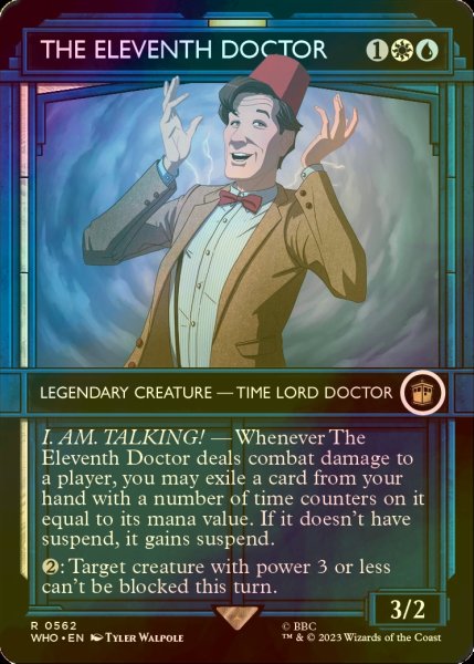 画像1: [FOIL] 11代目ドクター/The Eleventh Doctor No.562 (ショーケース版) 【英語版】 [WHO-金R] (1)