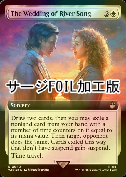 画像1: [FOIL] リヴァー・ソングの結婚式/The Wedding of River Song No.940 (拡張アート版・サージ仕様) 【英語版】 [WHO-白R] (1)