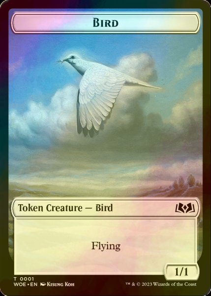 画像1: [FOIL] 鳥/BIRD 【英語版】 [WOE-トークン] (1)