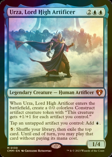 FOIL] 最高工匠卿、ウルザ/Urza, Lord High Artificer (海外産