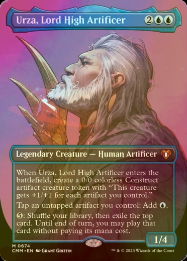 FOIL] 最高工匠卿、ウルザ/Urza, Lord High Artificer (全面アート