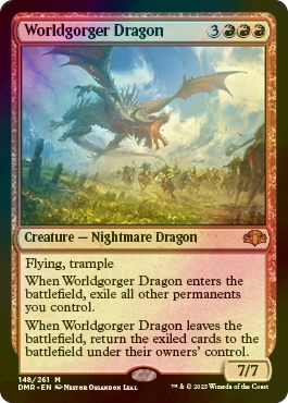 FOIL] 世界喰らいのドラゴン/Worldgorger Dragon (海外産ブースター版 