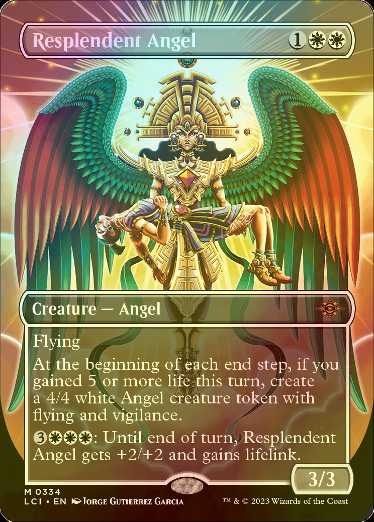 輝かしい天使/Resplendent Angel M19日本語foil - マジック：ザ 