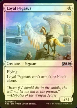 Foil 忠実なペガサス Loyal Pegasus 英語版 M 白u シングルスター