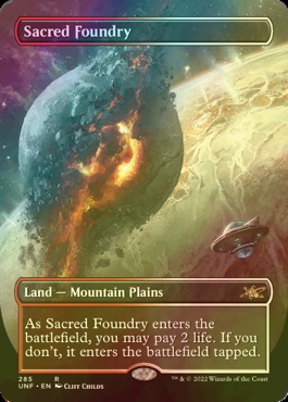 FOIL] 聖なる鋳造所/Sacred Foundry (全面アート版) 【英語版】 [UNF 